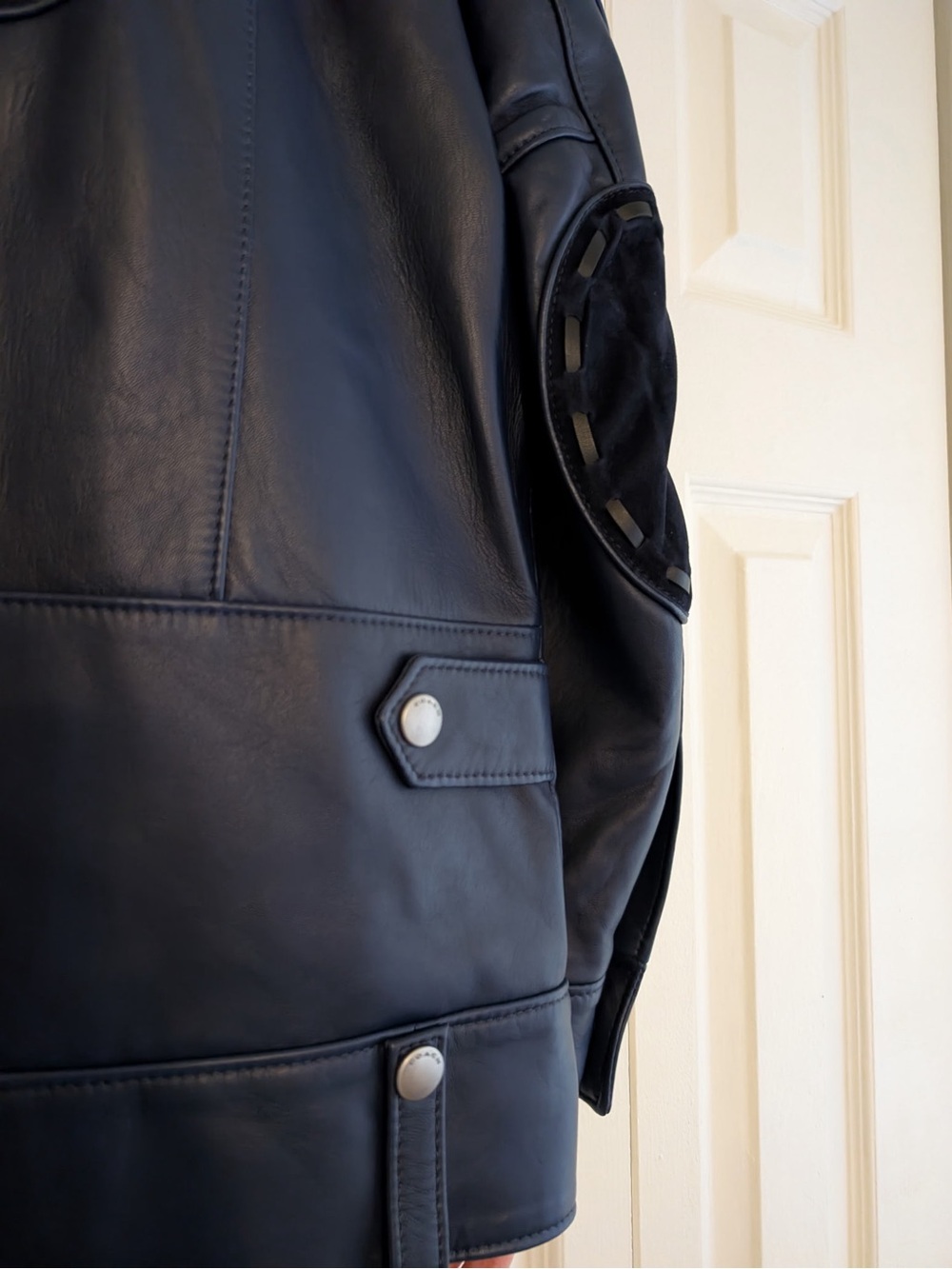 Vintage Coach Rip Repair Western Moto Leather Jacket NWT - Picture 10 of 16